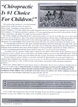 Babylon Village Chiropractic Center Literature article for Chiropractic is #1 Choice for Children!